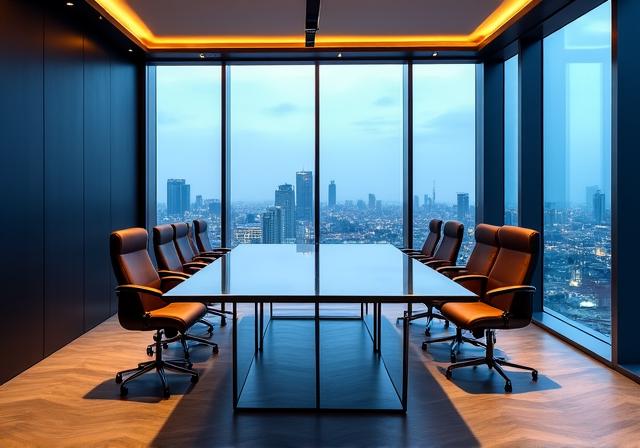 Elysian Strategy Works modern meeting room in Singapore