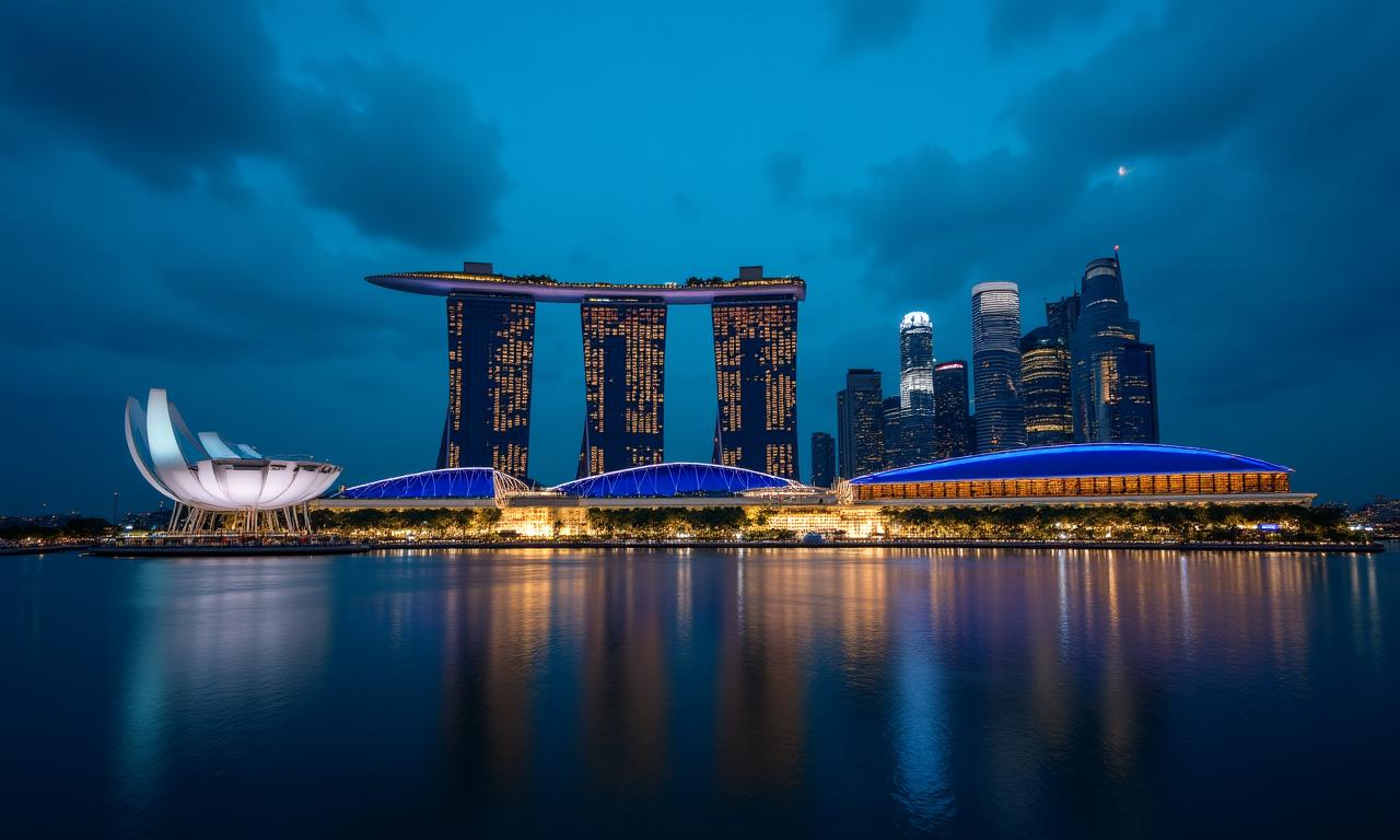 Modern Singapore skyline representing business growth